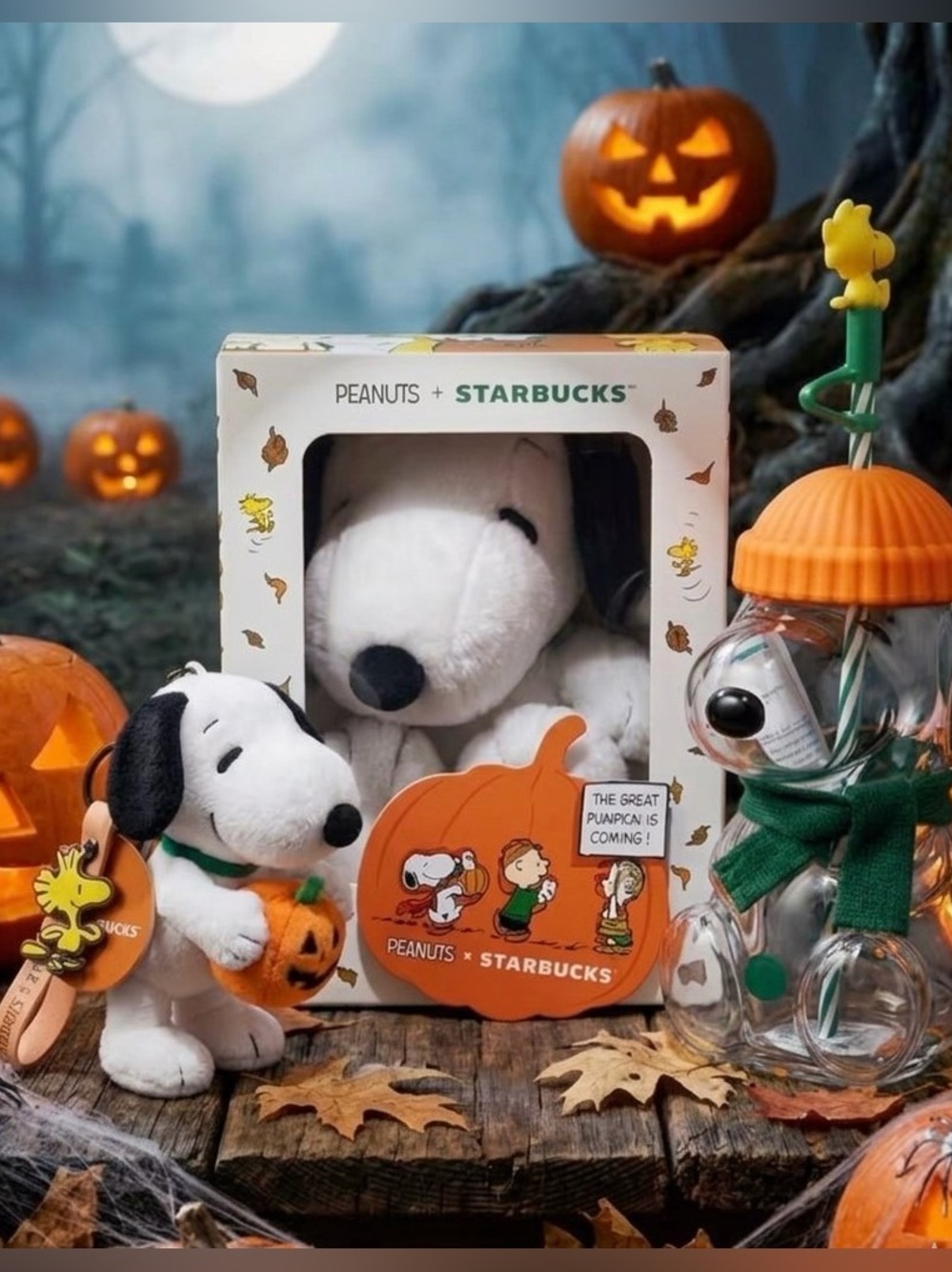 🔥🎃Peanuts x Starbucks  Bundle of 4